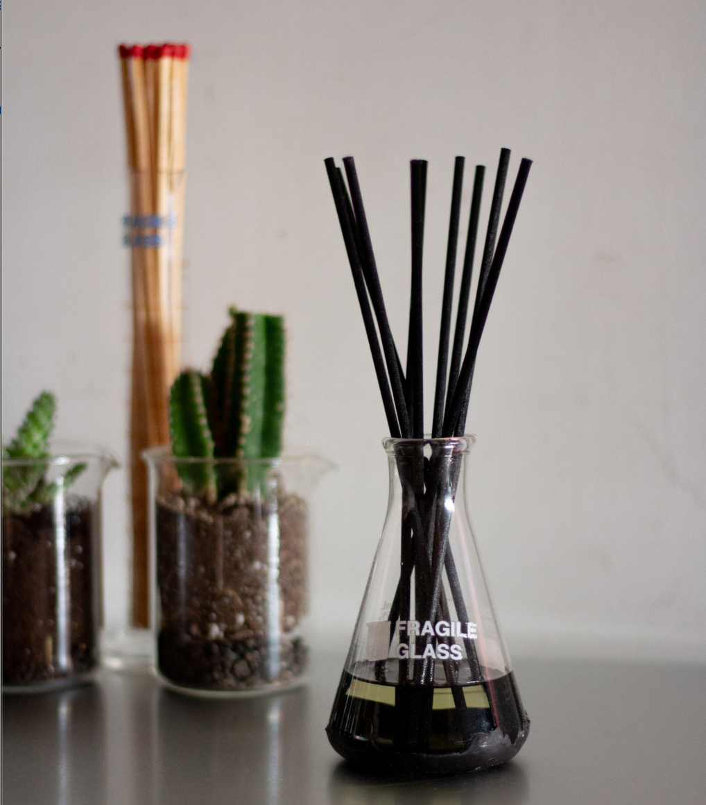 Fragile Glass Reed Diffuser Flask Set